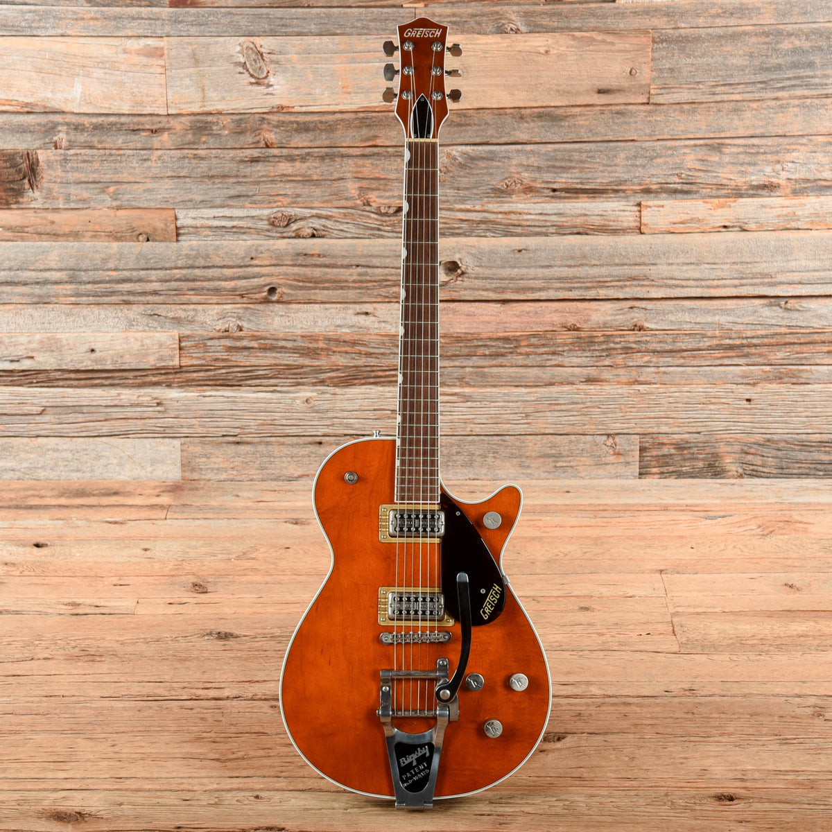 Gretsch G6128T Players Edition Jet FT with Bigsby Round Up ORange 2019 - View 4 | MusicMarket