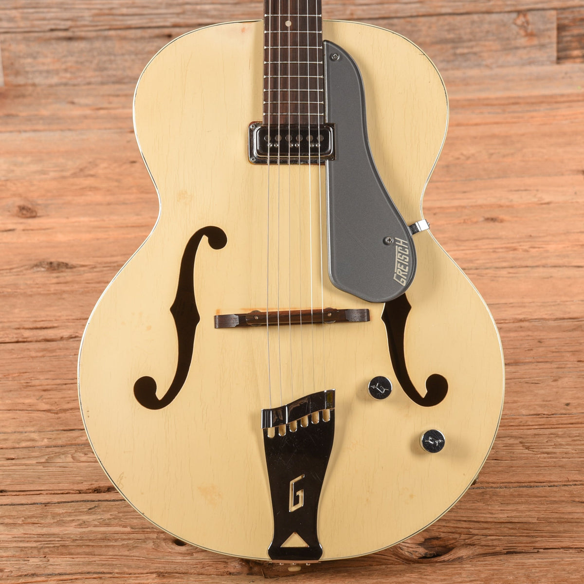 Gretsch 6187 Corvette Archtop Ivory / Charcoal Metallic 1957 - MusicMarket