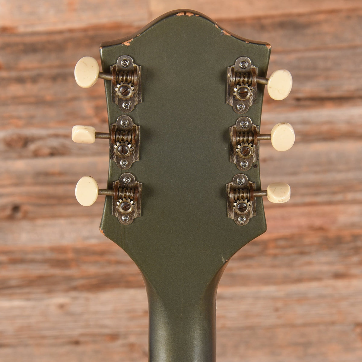 Gretsch 6187 Corvette Archtop Ivory / Charcoal Metallic 1957 - View 7 | MusicMarket