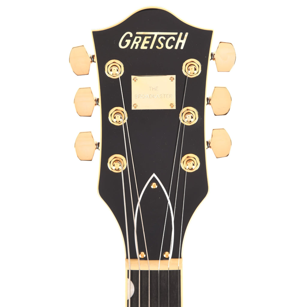 Gretsch Broadkaster Jr. LX Center Block with String-Thru Bigsby and Gold Hardware Blackberry - View 6 | MusicMarket