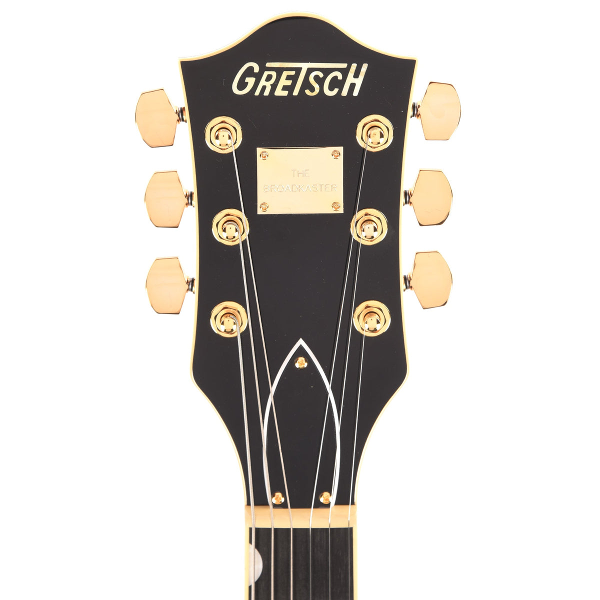 Gretsch Broadkaster Jr. LX Center Block with String-Thru Bigsby and Gold Hardware Blackberry - View 6 | MusicMarket