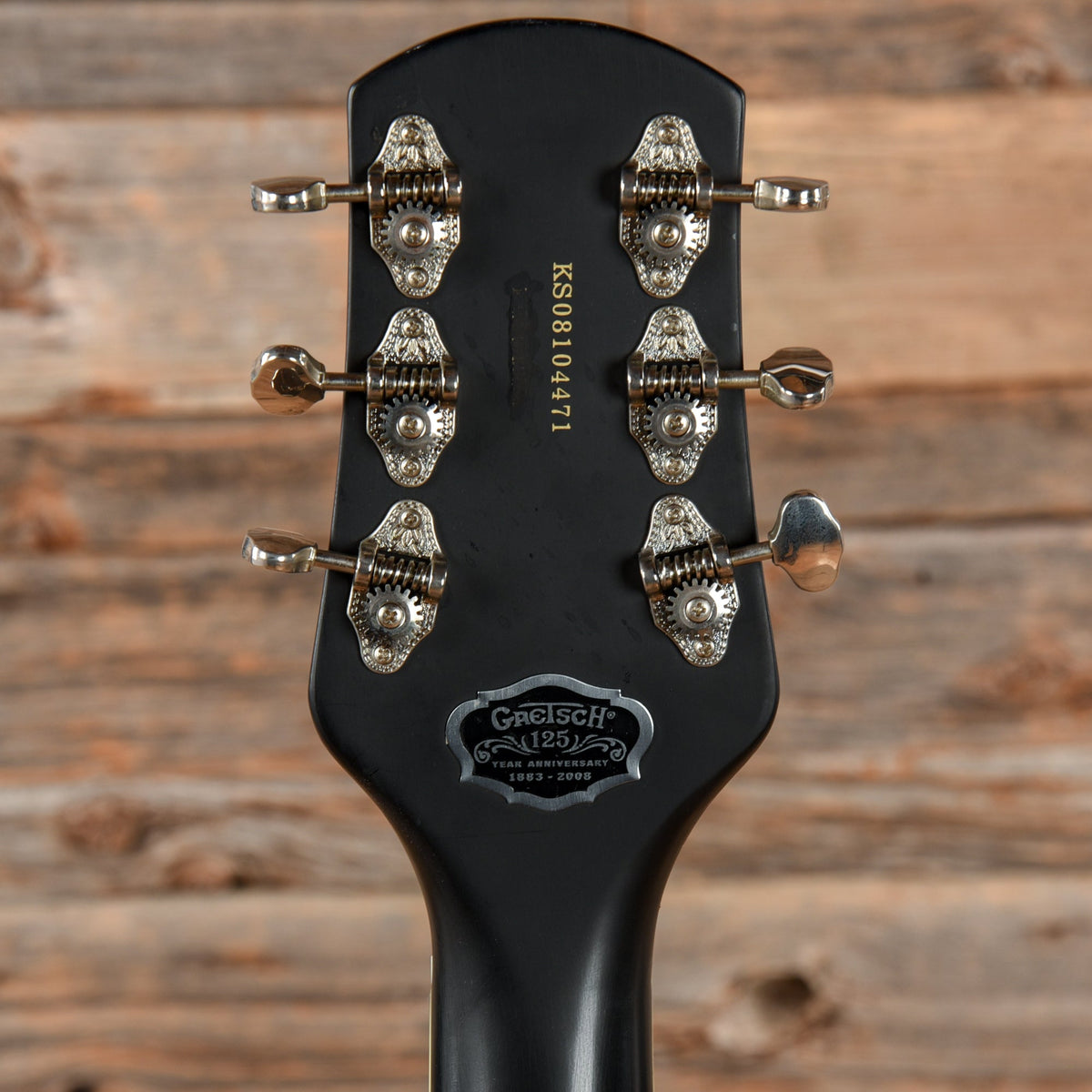 Gretsch G100CE Synchromatic Cutaway Flat Black 2008 - View 7 | MusicMarket