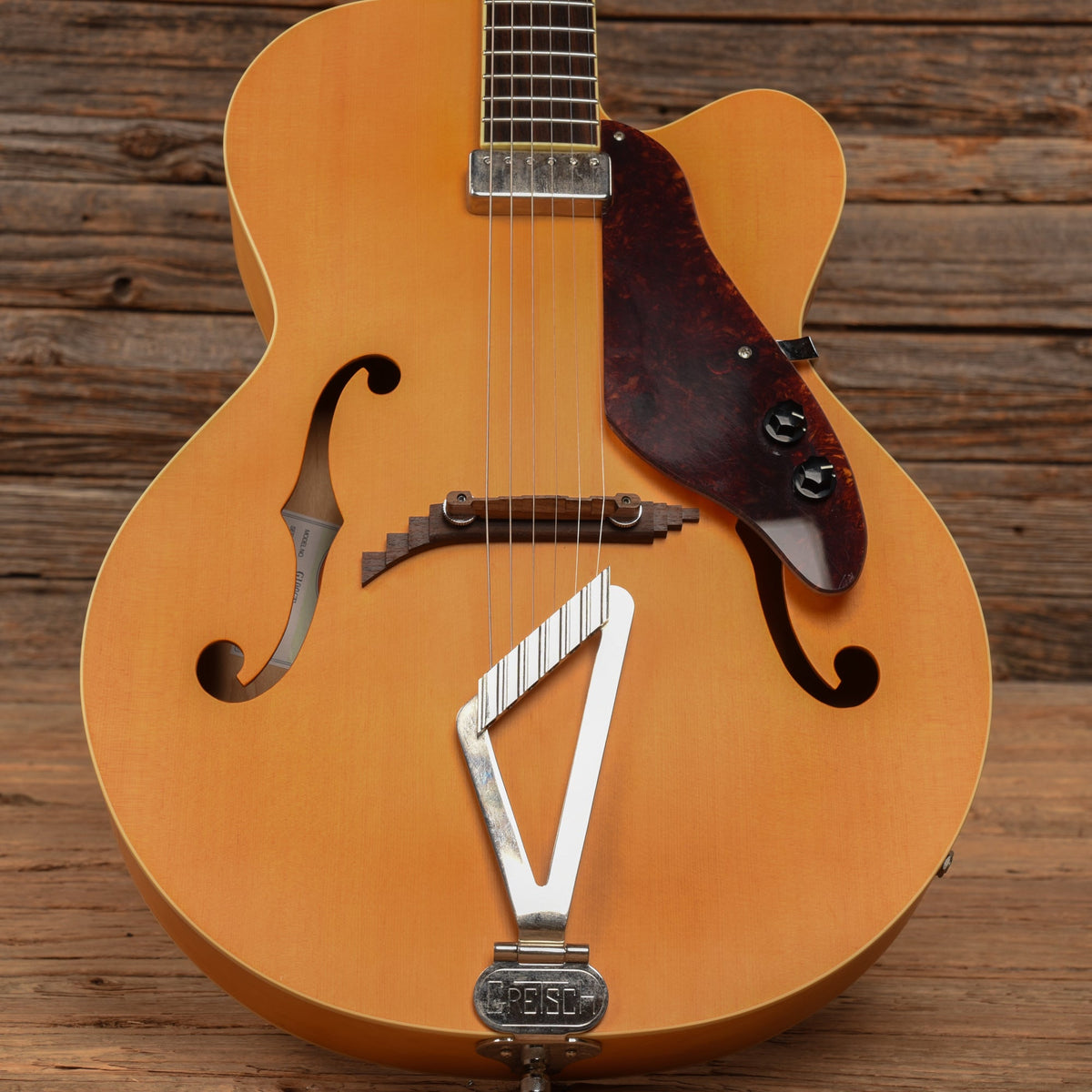 Gretsch G100CE Synchromatic Cutaway Natural 2009 - View 9 | MusicMarket