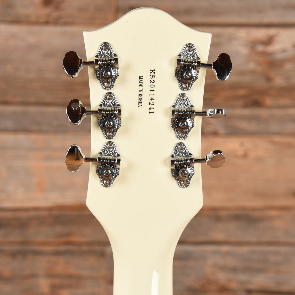 Gretsch G5410T Electromatic Tri-Five Two Tone Ocean Turquoise/Vintage White 2020 - View 7 | MusicMarket