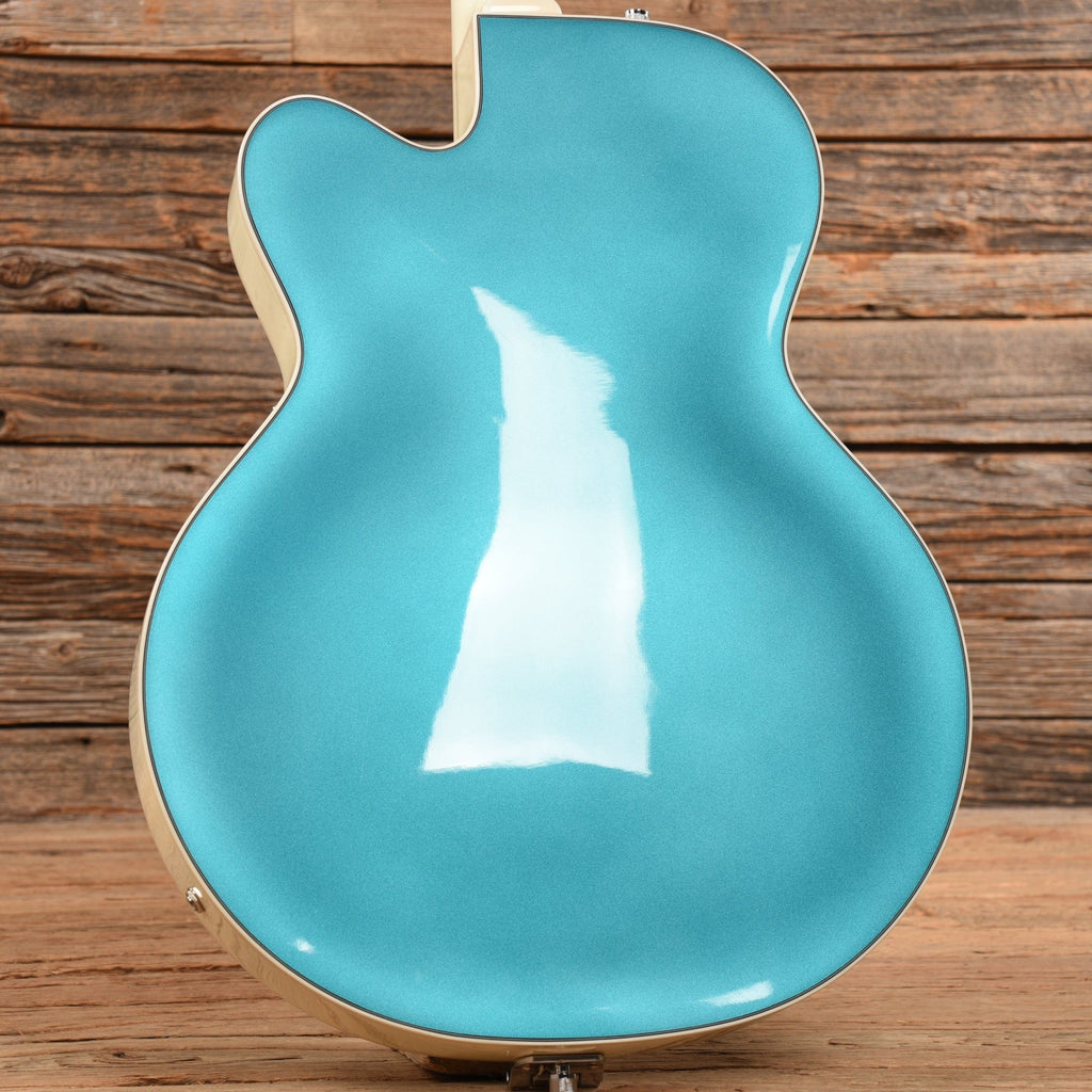 Gretsch G5410T Electromatic Tri-Five Two Tone Ocean Turquoise/Vintage White 2020 - View 9 | MusicMarket