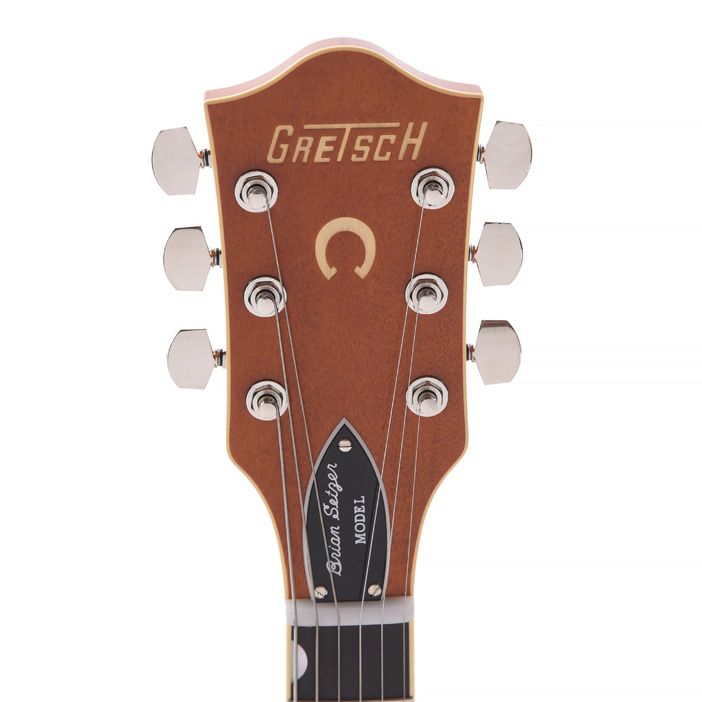 Gretsch G6120T-BSSMK Brian Setzer Signature Nashville Hollow Body '59 "Smoke" Smoke Orange - View 6 | MusicMarket