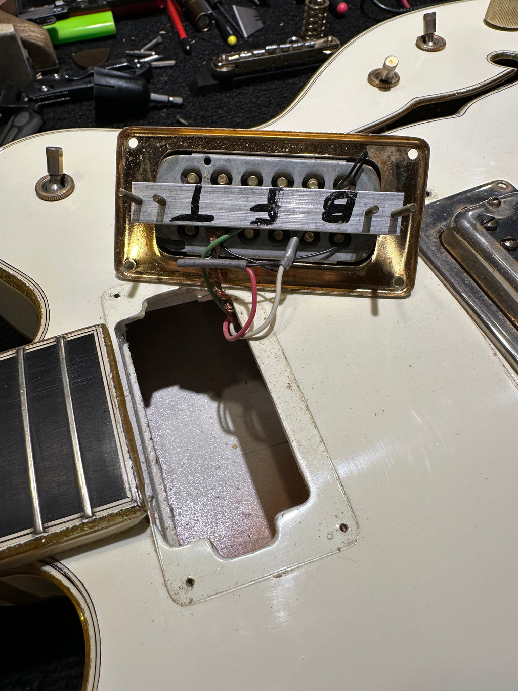 Gretsch White Falcon Stereo White 1974 - View 11 | MusicMarket