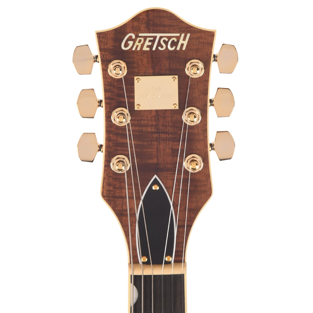 Gretsch Broadkaster LX Figured Center Block Havana Burst Gold Hardware w/String-Thru Bigsby - View 6 | MusicMarket