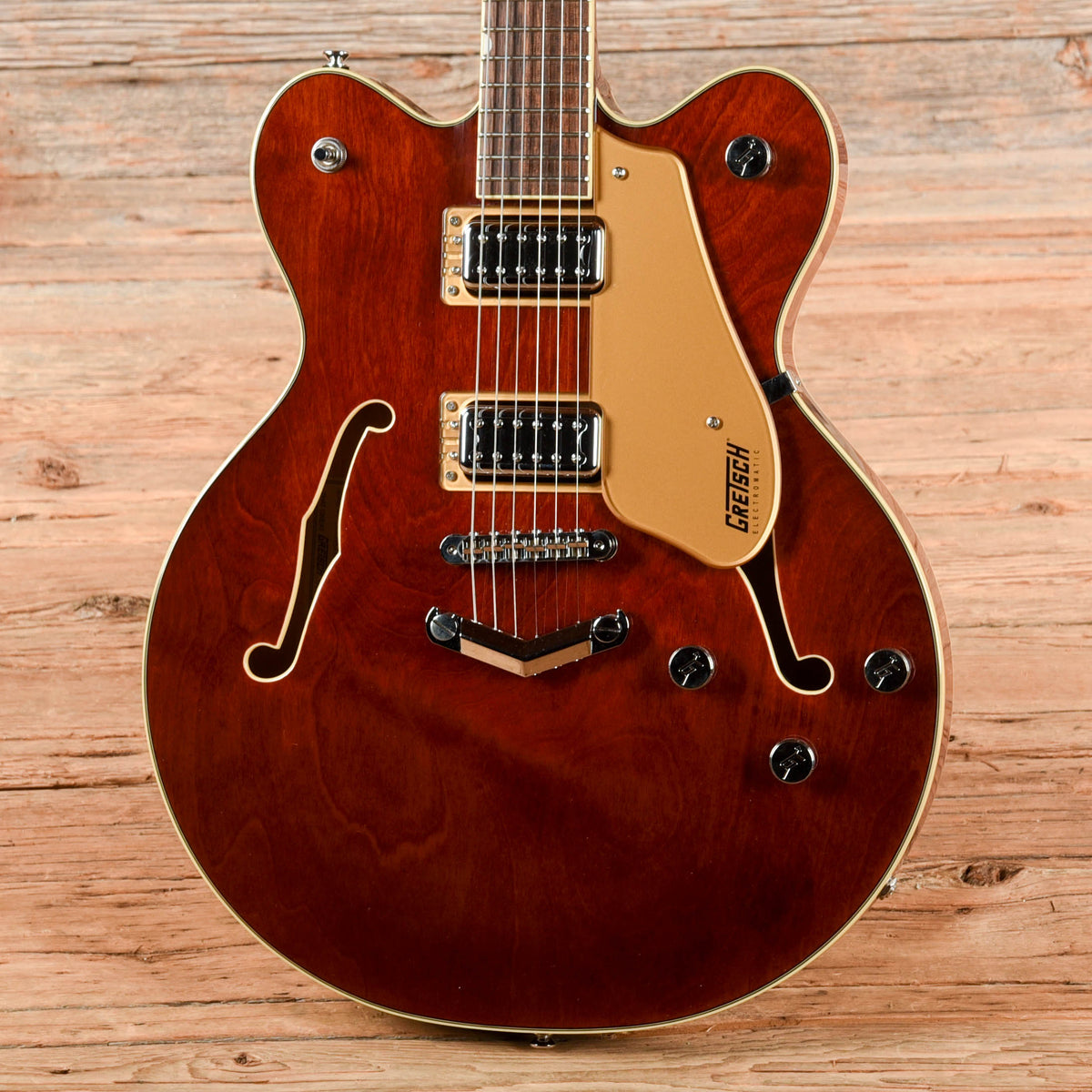Gretsch G5622 Electromatic Center Block Double Cutaway with V-Stoptail Aged Walnut 2021 - View 2 | MusicMarket