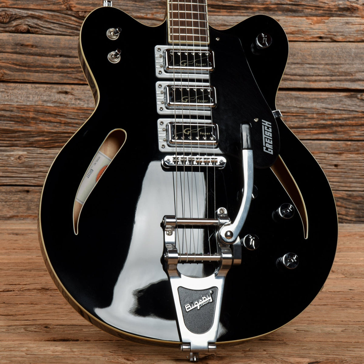 Gretsch G5622T-CB Electromatic Center Block Double Cutaway 3-Pikcup Black 2015 - View 8 | MusicMarket