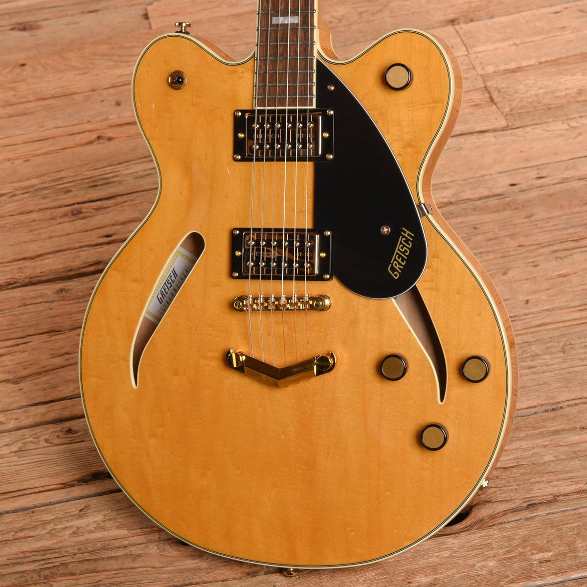 Gretsch Limited Edition Streamliner Center Block w/ Cat Eyes Gold 2024 - View 2 | MusicMarket