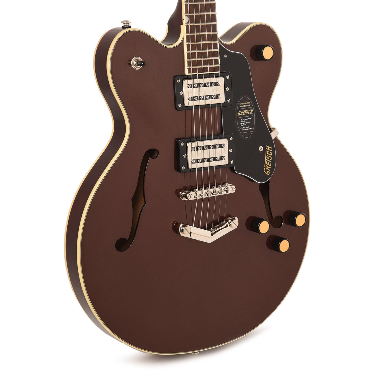 Gretsch Streamliner G2622 Center Block Double-Cut Copper Metallic w/V-Stoptail - MusicMarket