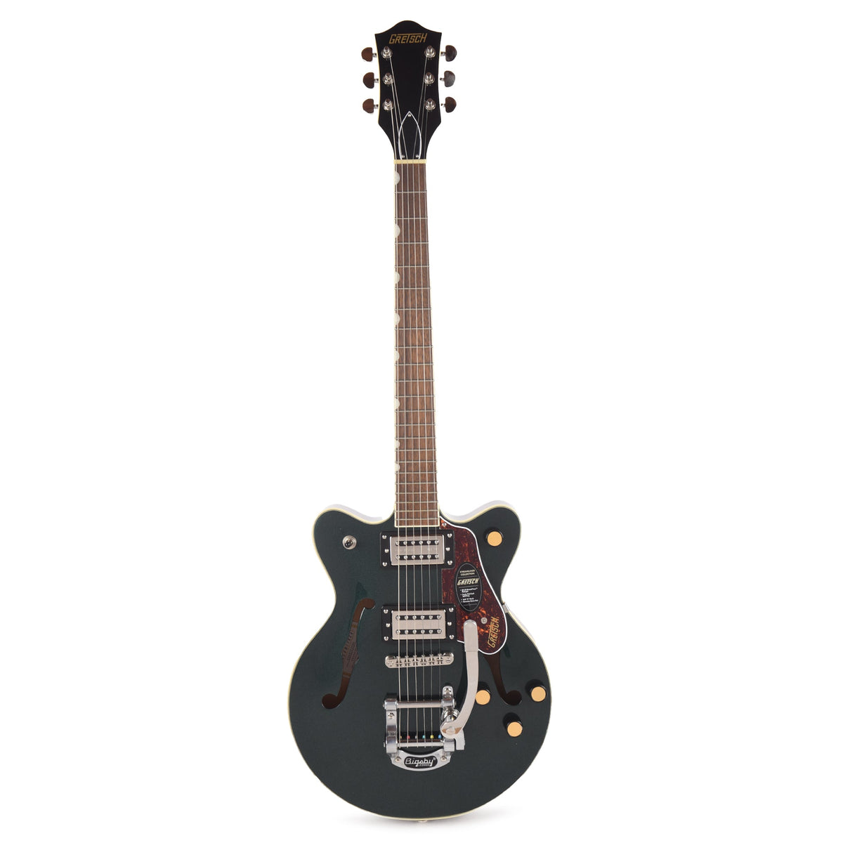 Gretsch Streamliner G2655T Center Block Jr. Double-Cut Cadillac Green w/Bigsby - View 4 | MusicMarket