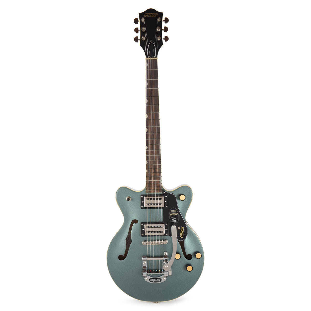 Gretsch Streamliner G2655T Center Block Jr. Double-Cut Gunmetal w/Bigsby - View 4 | MusicMarket