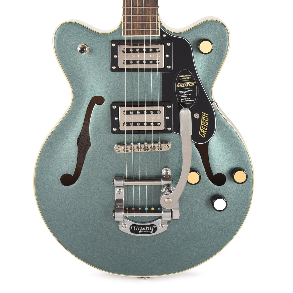 Gretsch Streamliner G2655T Center Block Jr. Double-Cut Gunmetal w/Bigsby - View 2 | MusicMarket