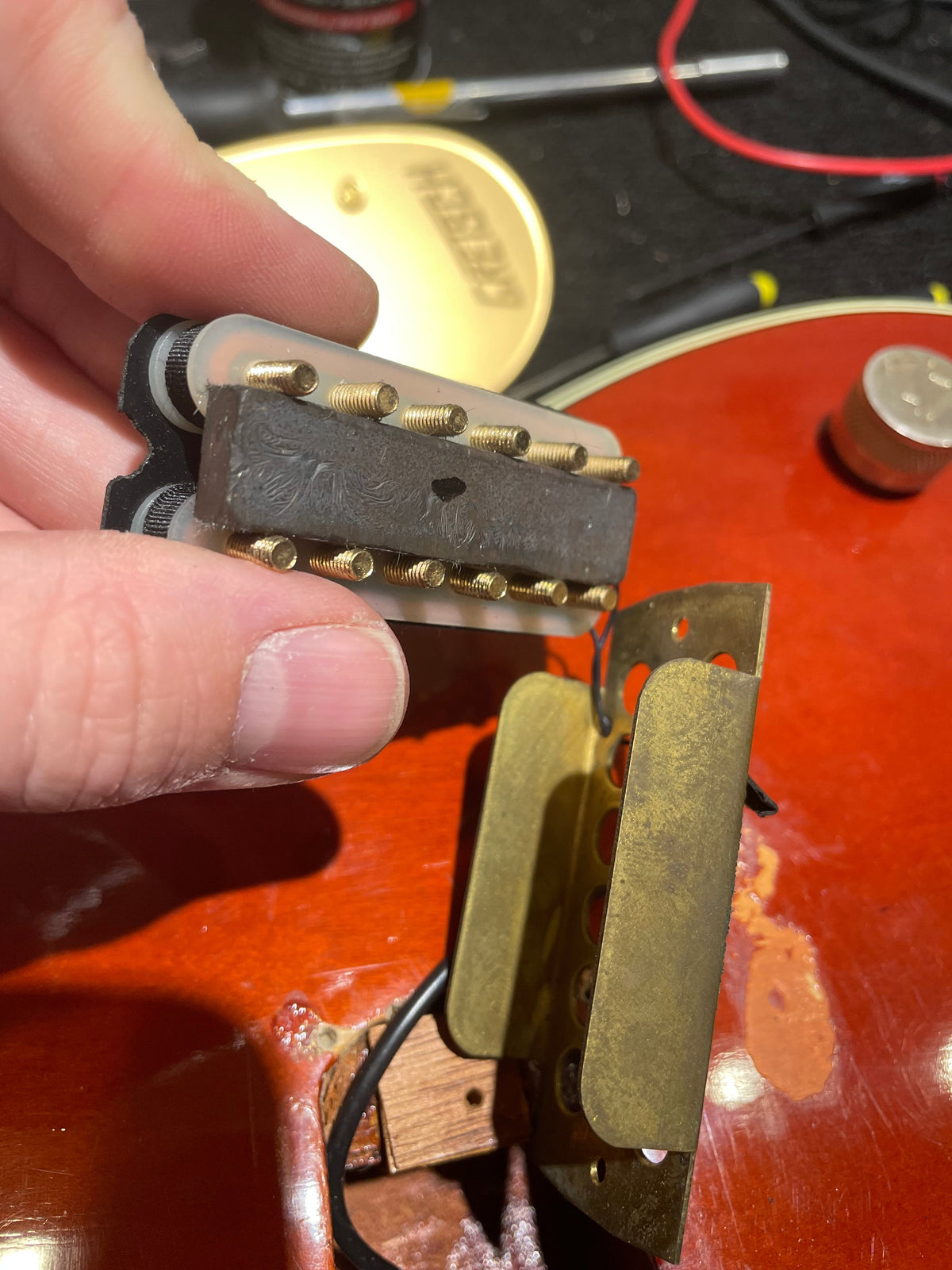 Gretsch 6121 Natural 1959 - View 12 | MusicMarket