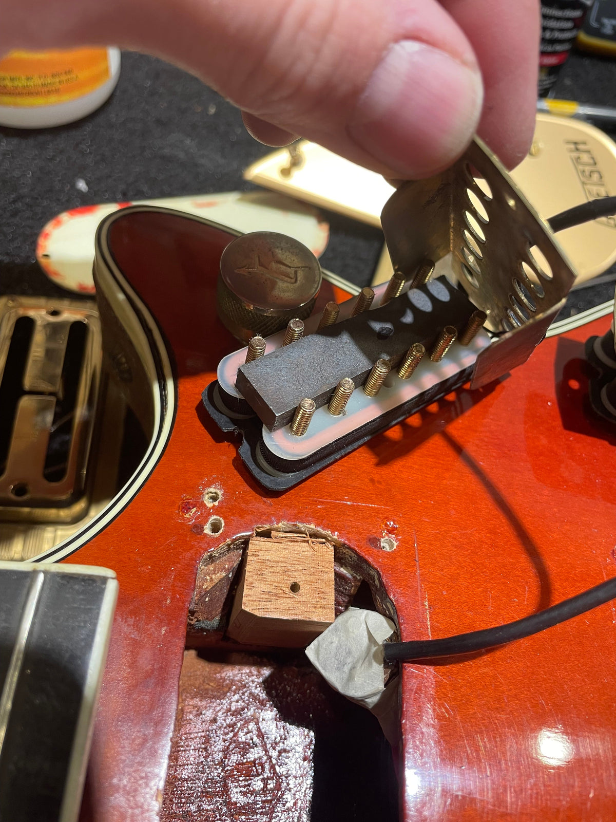 Gretsch 6121 Natural 1959 - View 11 | MusicMarket