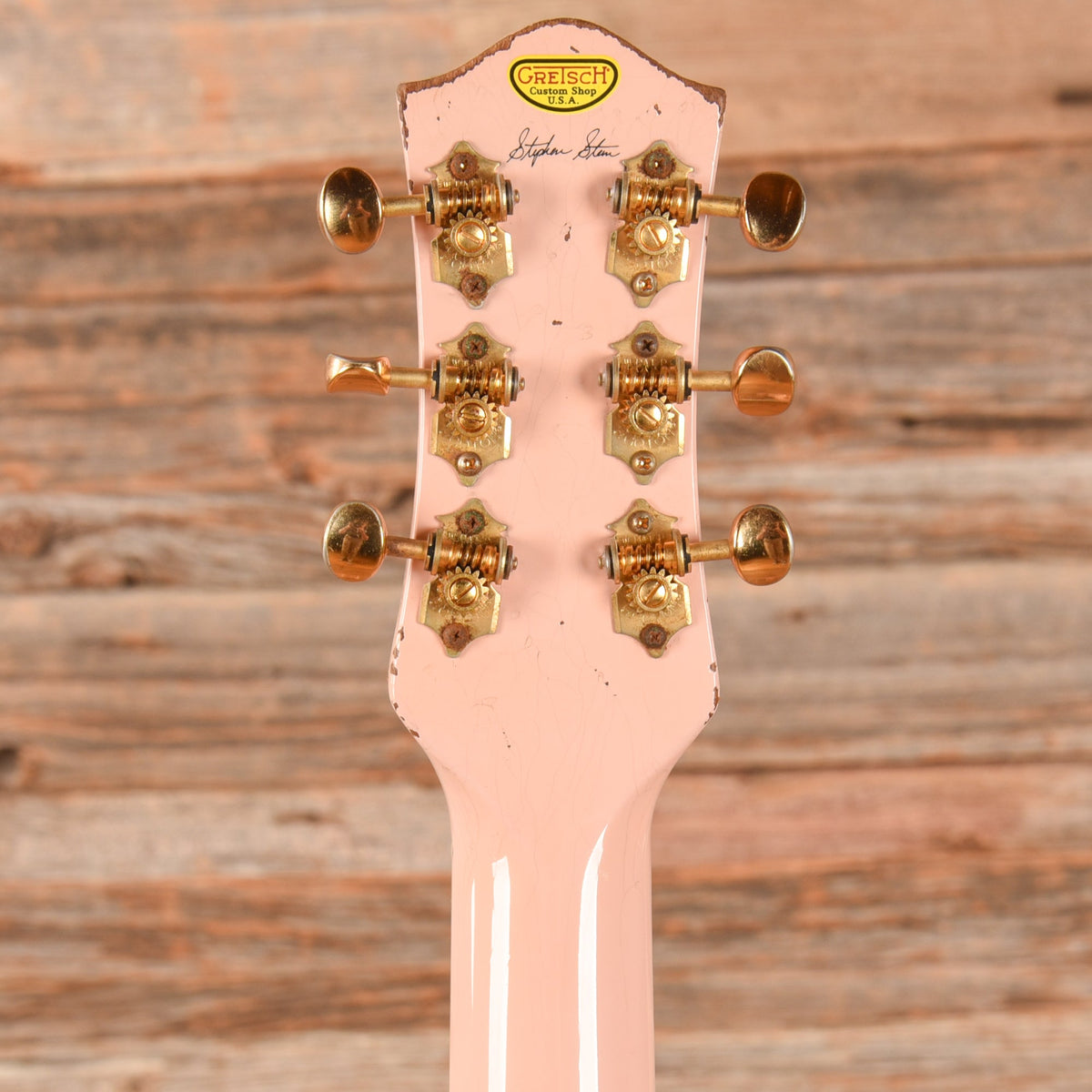 Gretsch Custom Shop Stephen Stern G6128CS Duo-Jet Aged Burgundy Mist 2014 - View 7 | MusicMarket