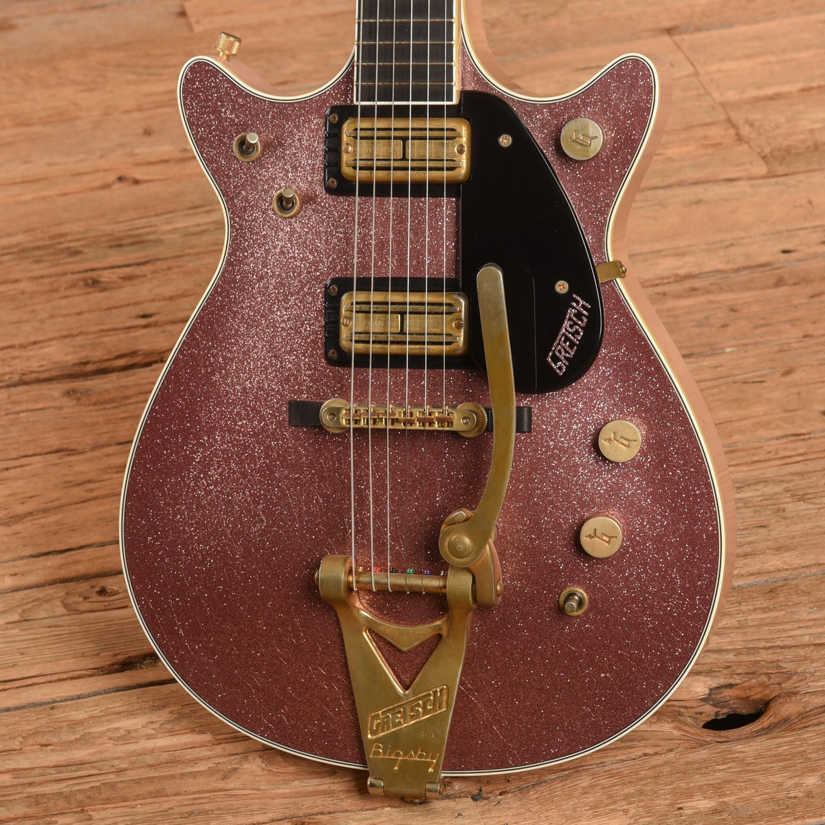 Gretsch Custom Shop Stephen Stern G6128CS Duo-Jet Aged Burgundy Mist 2014 - View 2 | MusicMarket