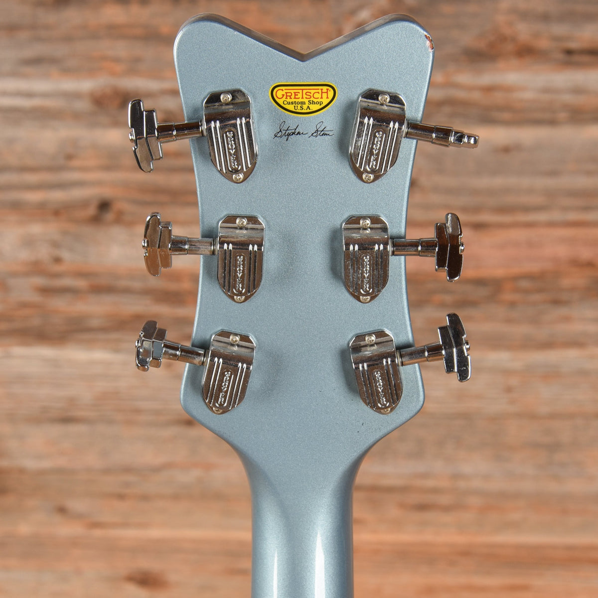 Gretsch Custom Shop Stephen Stern G6134CS Penguin Silver Sparkle 2018 - View 7 | MusicMarket