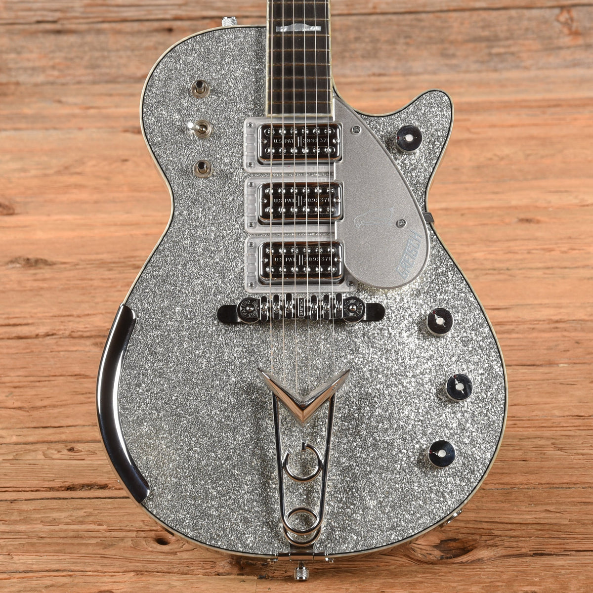 Gretsch Custom Shop Stephen Stern G6134CS Penguin Silver Sparkle 2018 - MusicMarket