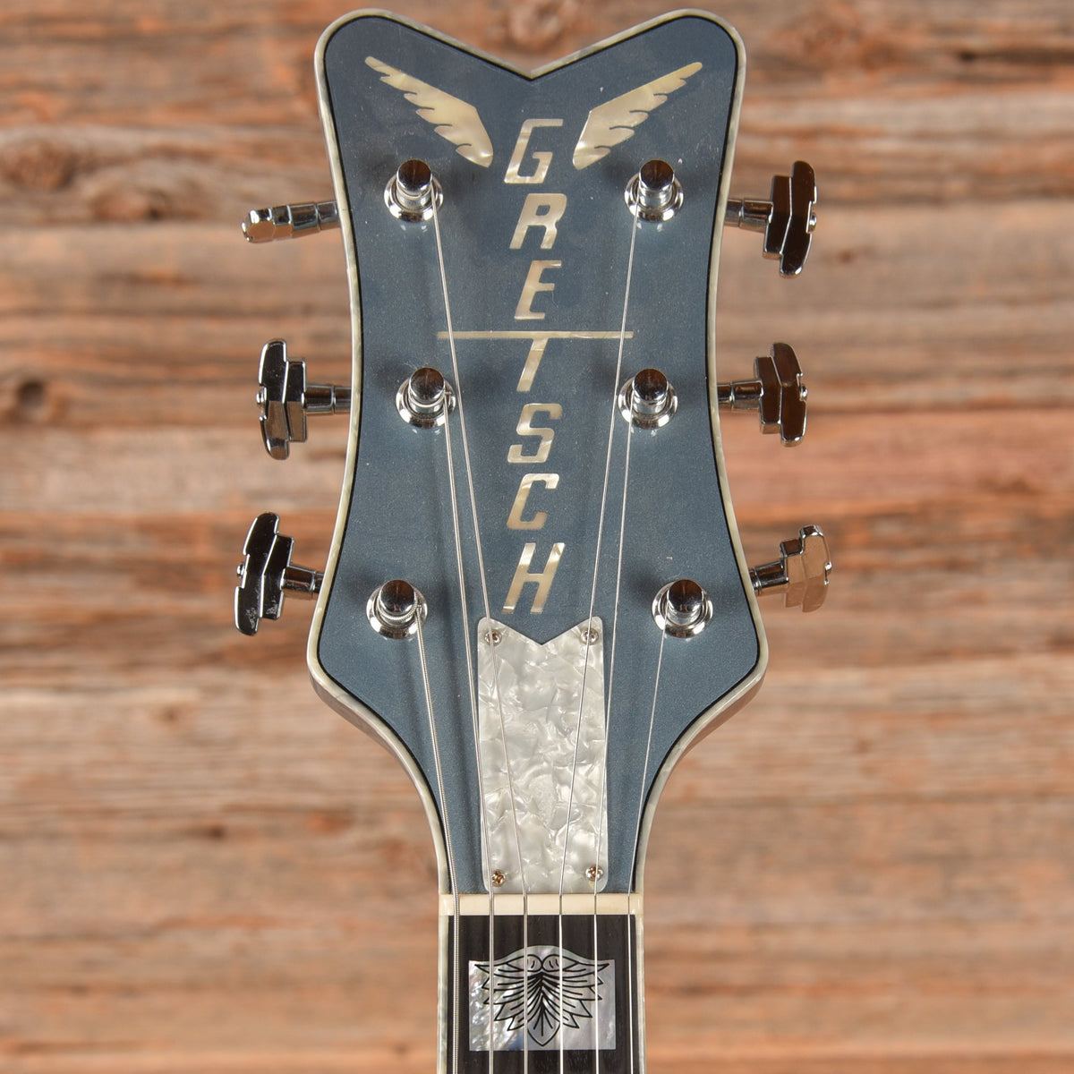 Gretsch Custom Shop Stephen Stern G6134CS Penguin Silver Sparkle 2018 - View 6 | MusicMarket