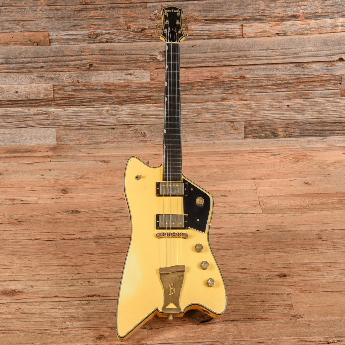 Gretsch Custom Shop Stephen Stern Masterbuilt Caddy Bo Relic White 2023 - View 4 | MusicMarket