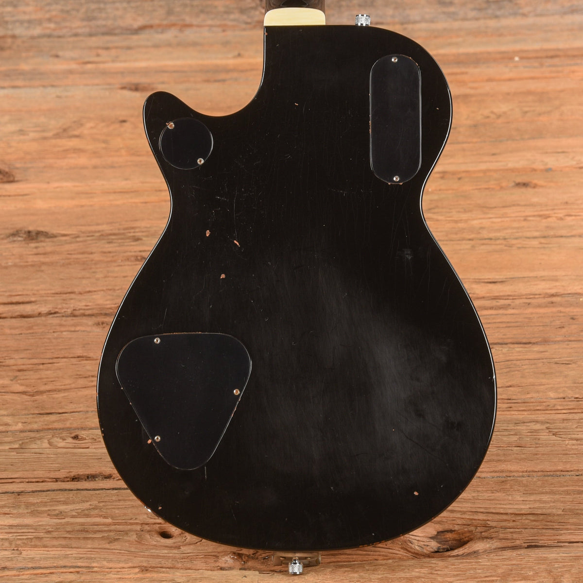 Gretsch Custom Shop Stephen Stern Masterbuilt G6128-CS Duo Jet Relic Champagne Sparkle 2013 - View 3 | MusicMarket