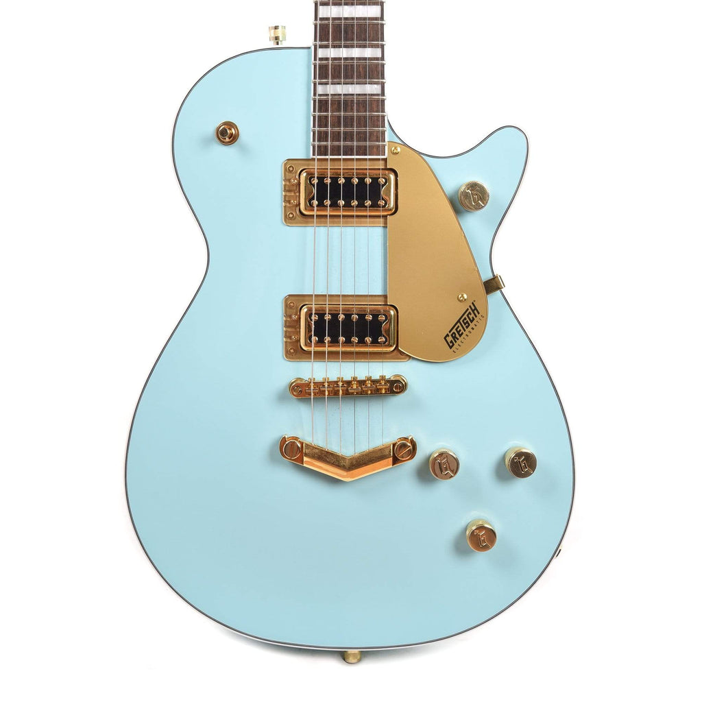 Gretsch G5230 Electromatic Jet FT Daphne Blue w/Gold Hardware - MusicMarket