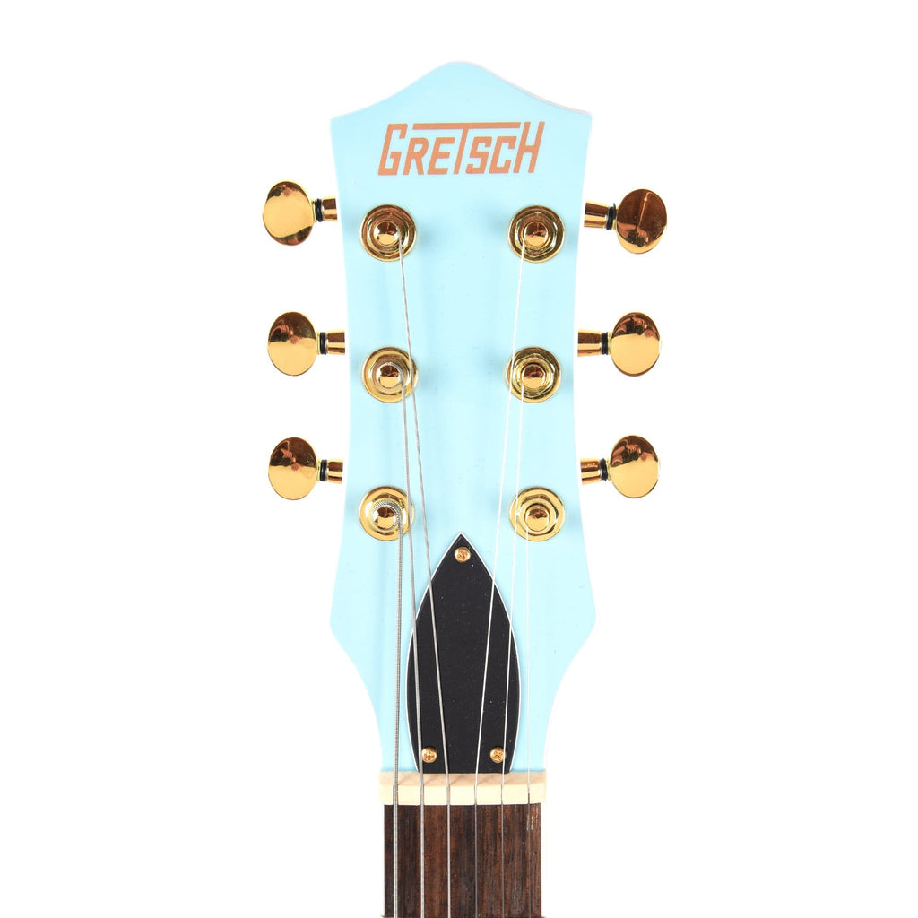Gretsch G5230 Electromatic Jet FT Daphne Blue w/Gold Hardware - View 6 | MusicMarket