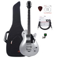 Gretsch G5230T Electromatic Jet FT Airline Silver w/Gig Bag, Tuner, (1) Cable, Picks and Strings Bundle - MusicMarket