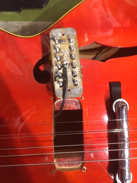 Gretsch 6119 Chet Atkins Tennessean Orange 1959 - View 7 | MusicMarket
