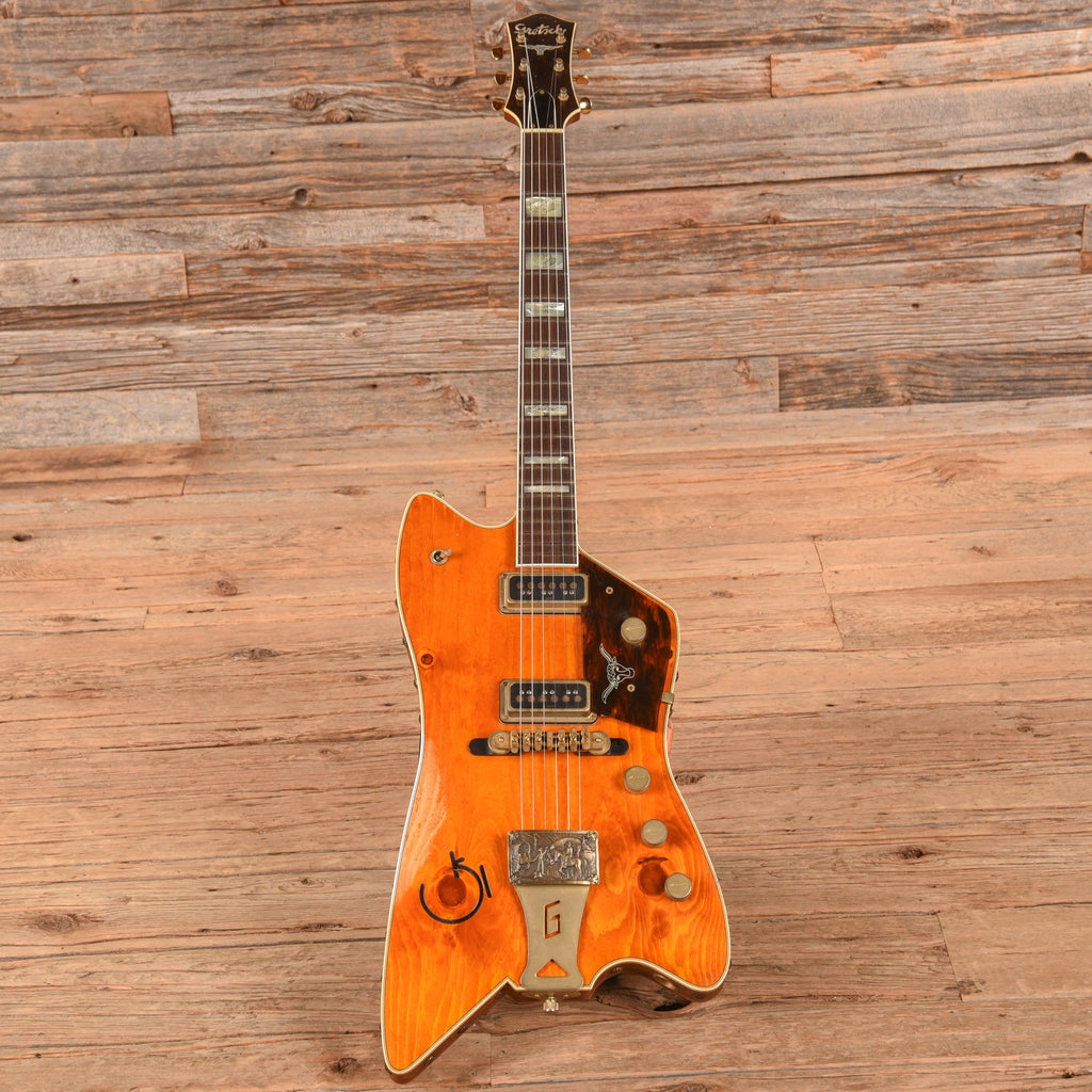Gretsch Custom Shop Stephen Stern Masterbuilt Caddy Bo Roundup Orange Pine 2022 - Zac Brown - View 4 | MusicMarket