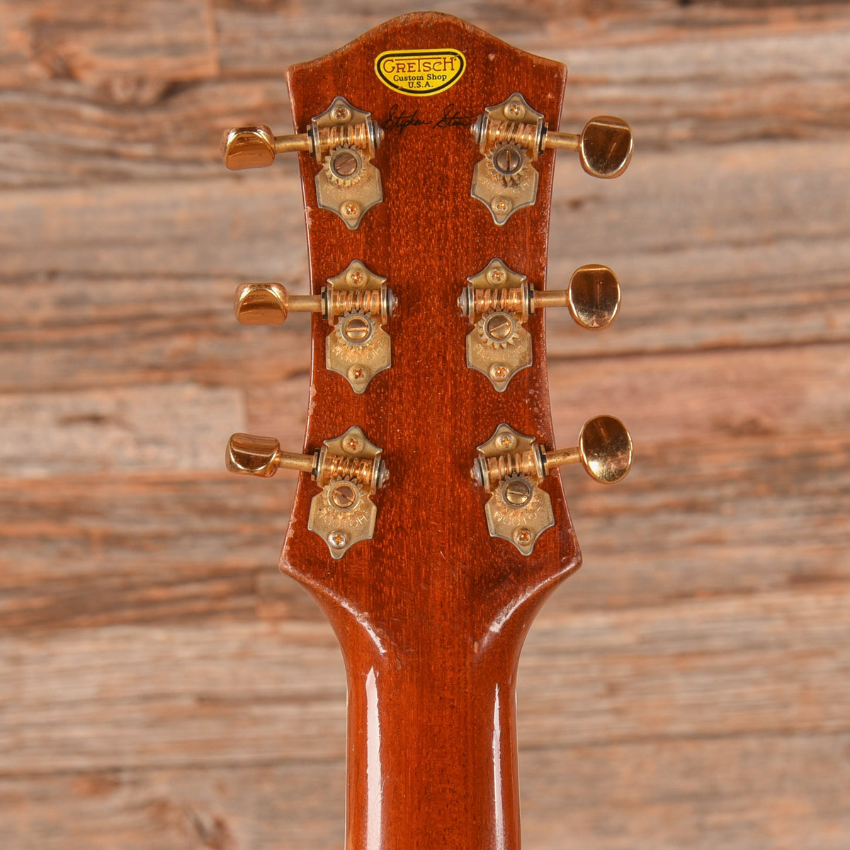 Gretsch Custom Shop Stephen Stern Masterbuilt Caddy Bo Roundup Orange Pine 2022 - Zac Brown - View 7 | MusicMarket