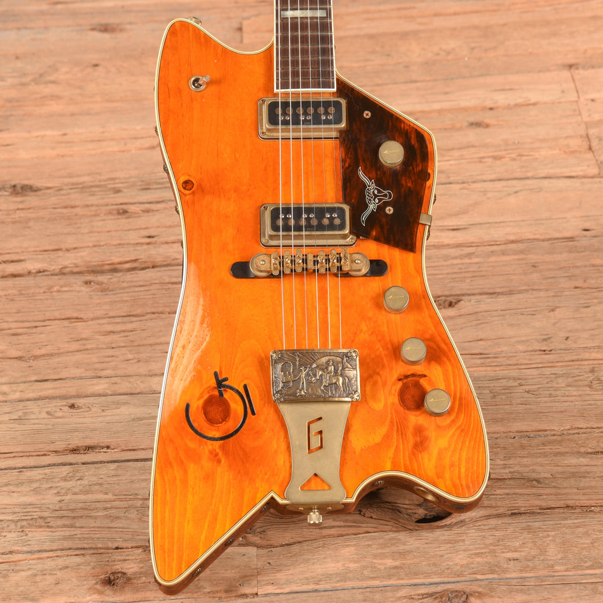 Gretsch Custom Shop Stephen Stern Masterbuilt Caddy Bo Roundup Orange Pine 2022 - Zac Brown - MusicMarket
