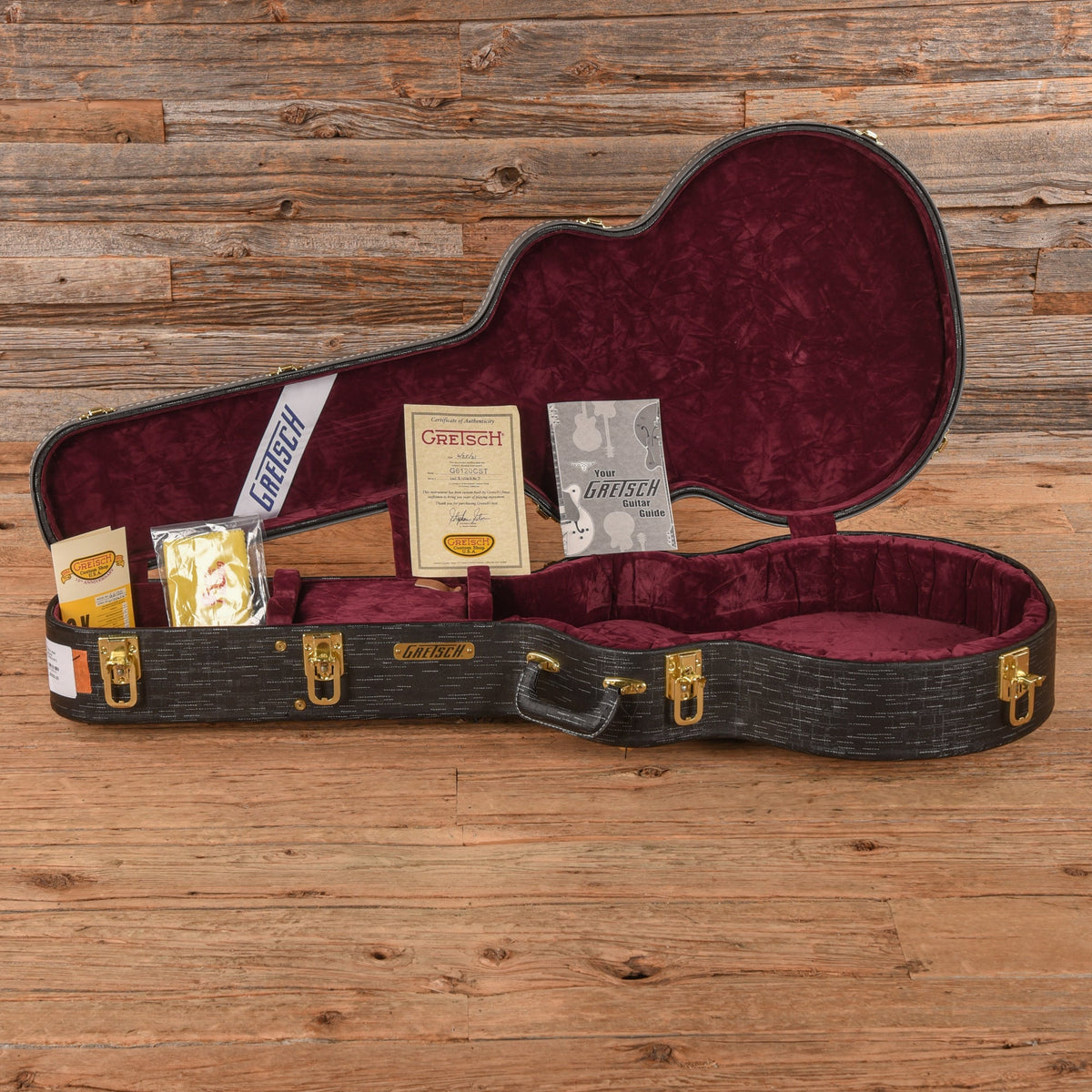 Gretsch Custom Shop Stephen Stern Masterbuilt G6120-CST Red Sparkle Over Sunburst 2021 - Zac Brown - View 9 |