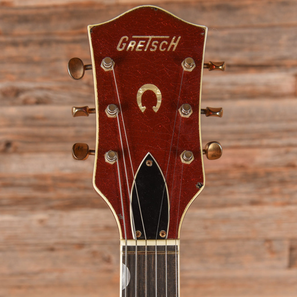 Gretsch Custom Shop Stephen Stern Masterbuilt G6120-CST Red Sparkle Over Sunburst 2021 - Zac Brown - View 6 |