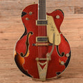 Gretsch Custom Shop Stephen Stern Masterbuilt G6120-CST Red Sparkle Over Sunburst 2021 - Zac Brown - MusicMarket