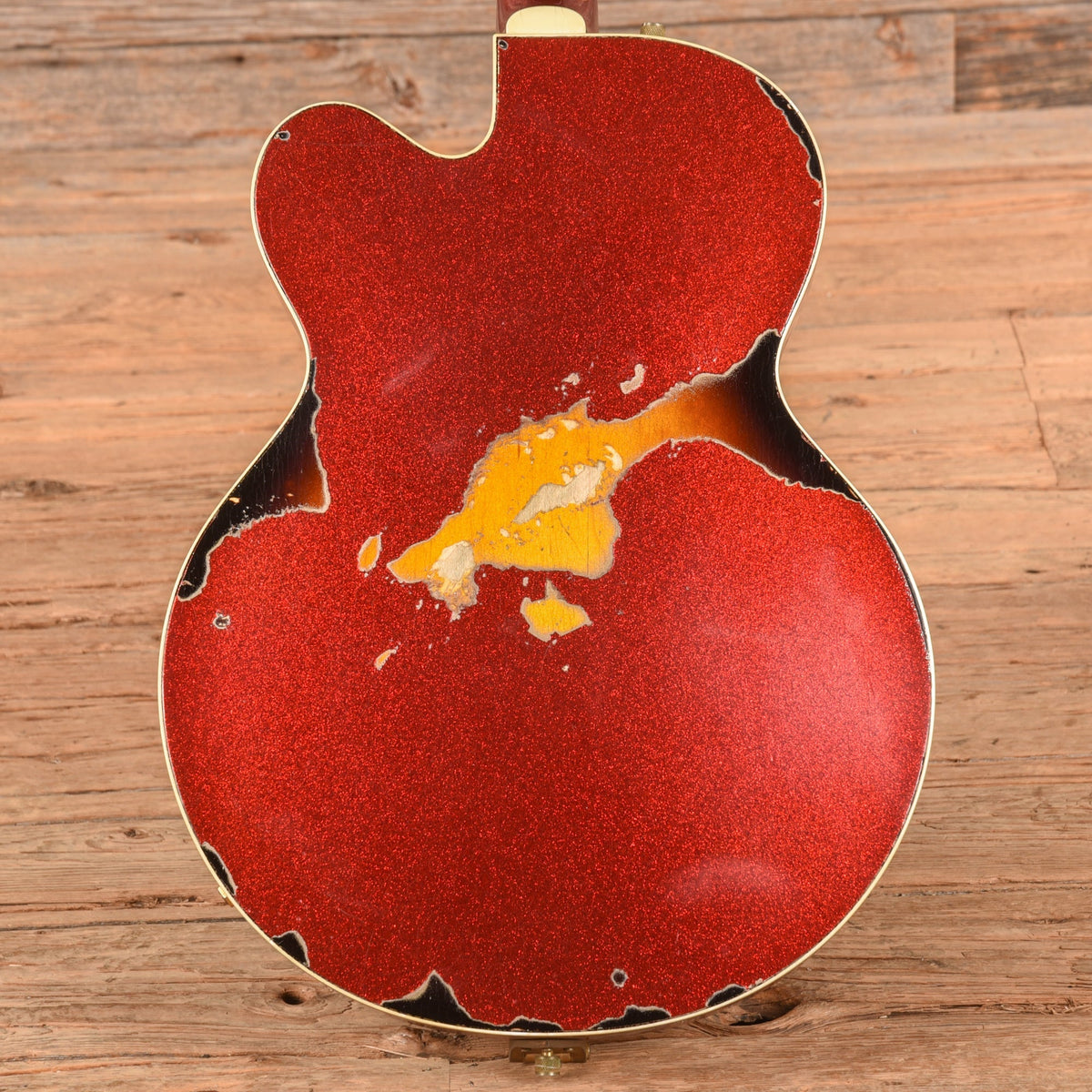 Gretsch Custom Shop Stephen Stern Masterbuilt G6120-CST Red Sparkle Over Sunburst 2021 - Zac Brown - View 3 |