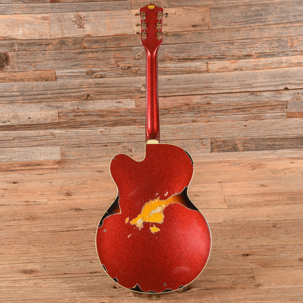 Gretsch Custom Shop Stephen Stern Masterbuilt G6120-CST Red Sparkle Over Sunburst 2021 - Zac Brown - View 5 |