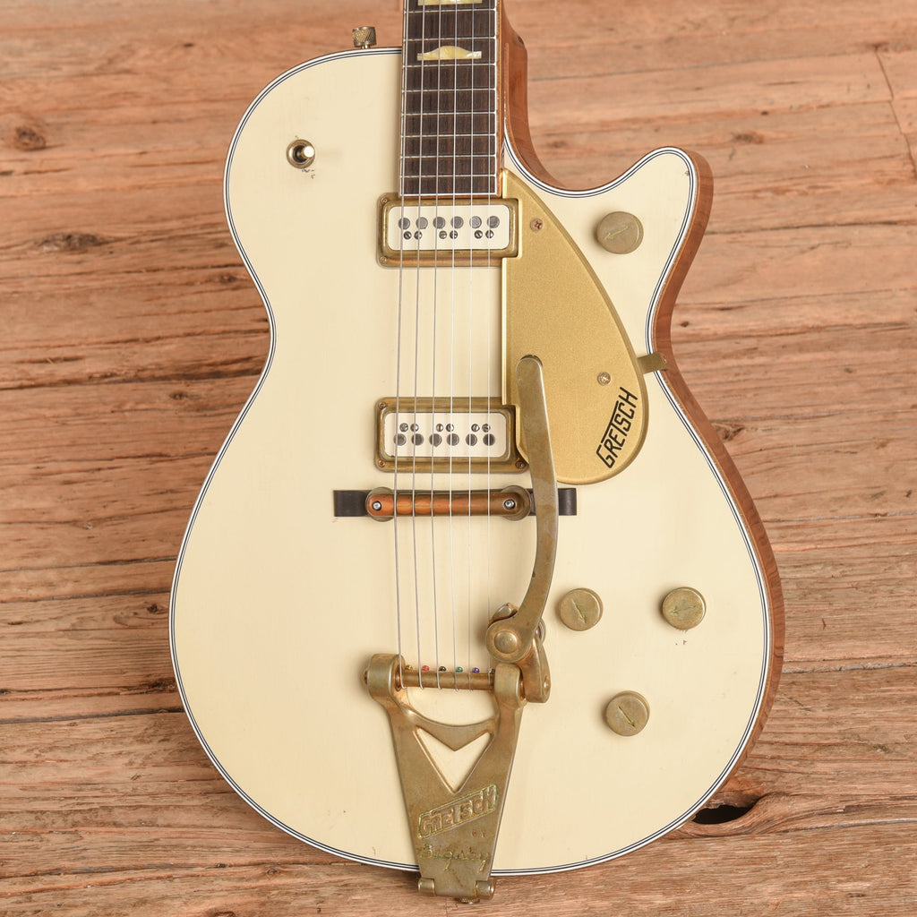 Gretsch Custom Shop Stephen Stern Masterbuilt G6128-CS Duo-Jet White 2021 - Zac Brown - View 2 | MusicMarket