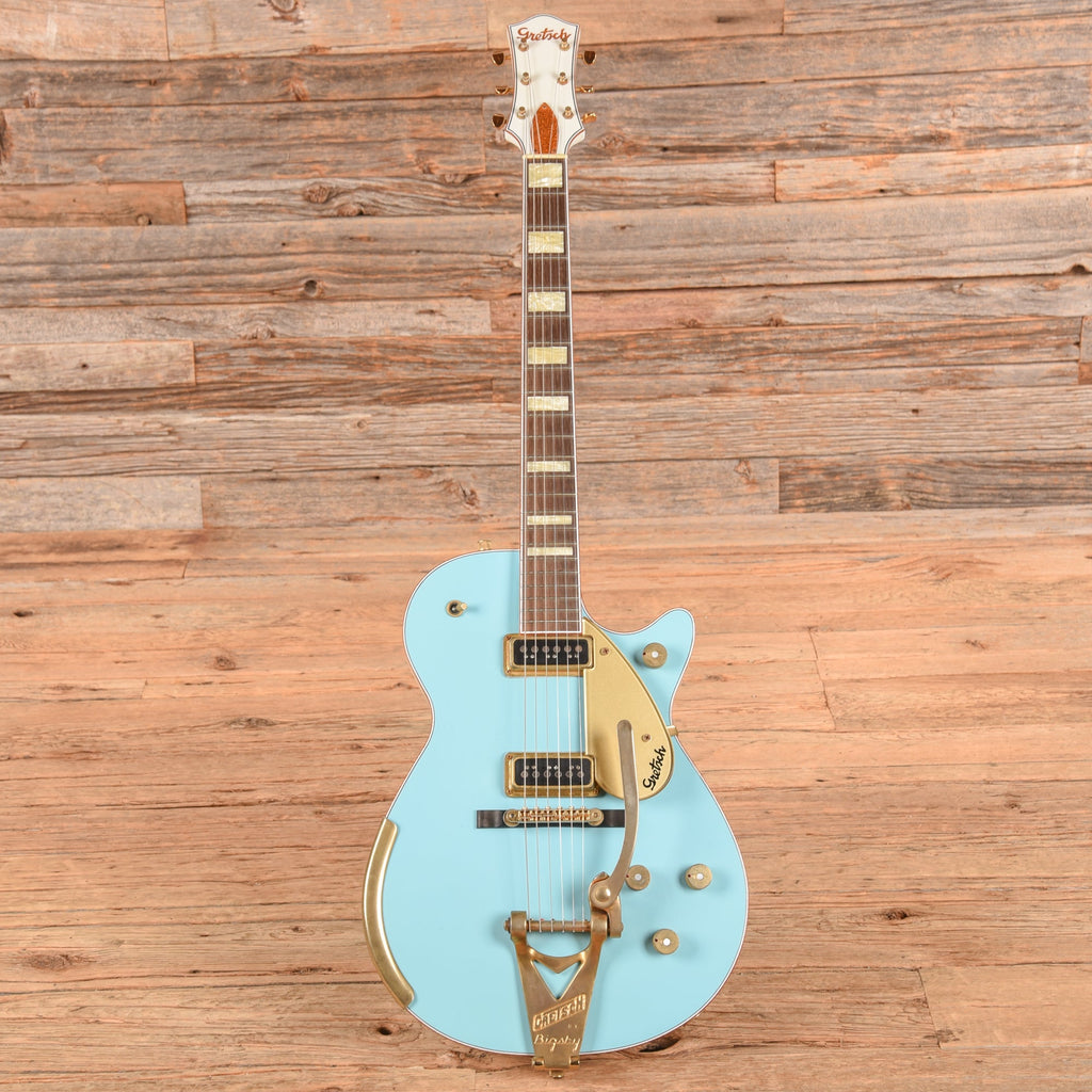 Gretsch Custom Shop Stephen Stern Masterbuilt G6128 Custom Shop Blue 2022 - Zac Brown - View 4 | MusicMarket