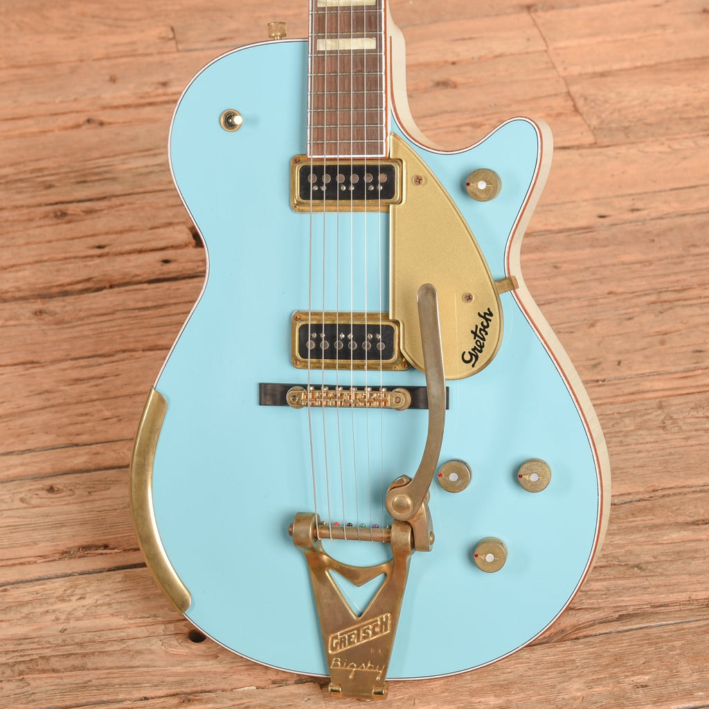 Gretsch Custom Shop Stephen Stern Masterbuilt G6128 Custom Shop Blue 2022 - Zac Brown - View 2 | MusicMarket