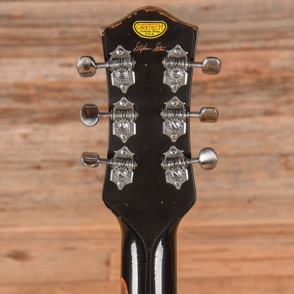 Gretsch Custom Shop Stephen Stern Masterbuilt G6128 Custom Shop Gold Paisley 2018 - Zac Brown - View 7 | MusicMarket