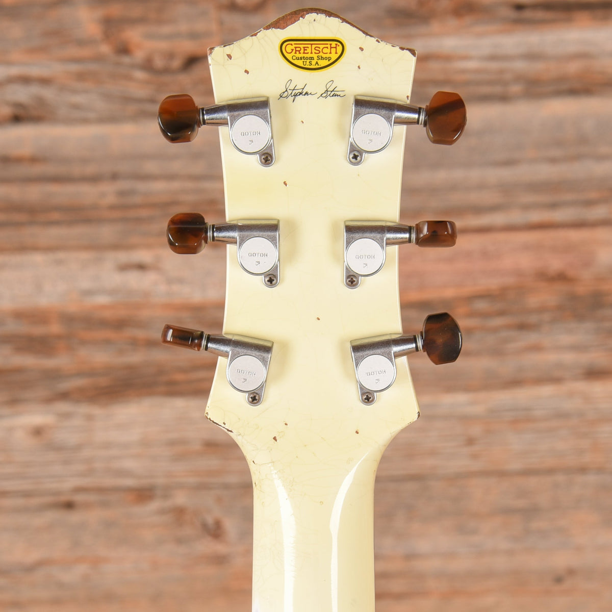 Gretsch Custom Shop Stephen Stern Masterbuilt G6128 Custom Shop White 2019 - Zac Brown - View 7 | MusicMarket