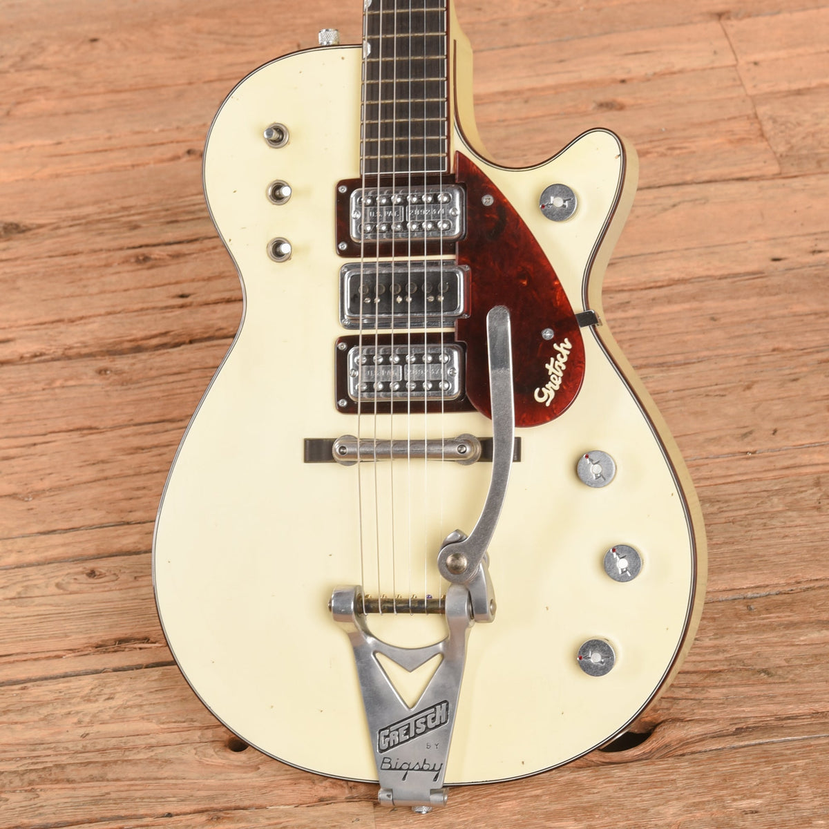 Gretsch Custom Shop Stephen Stern Masterbuilt G6128 Custom Shop White 2019 - Zac Brown - View 2 | MusicMarket