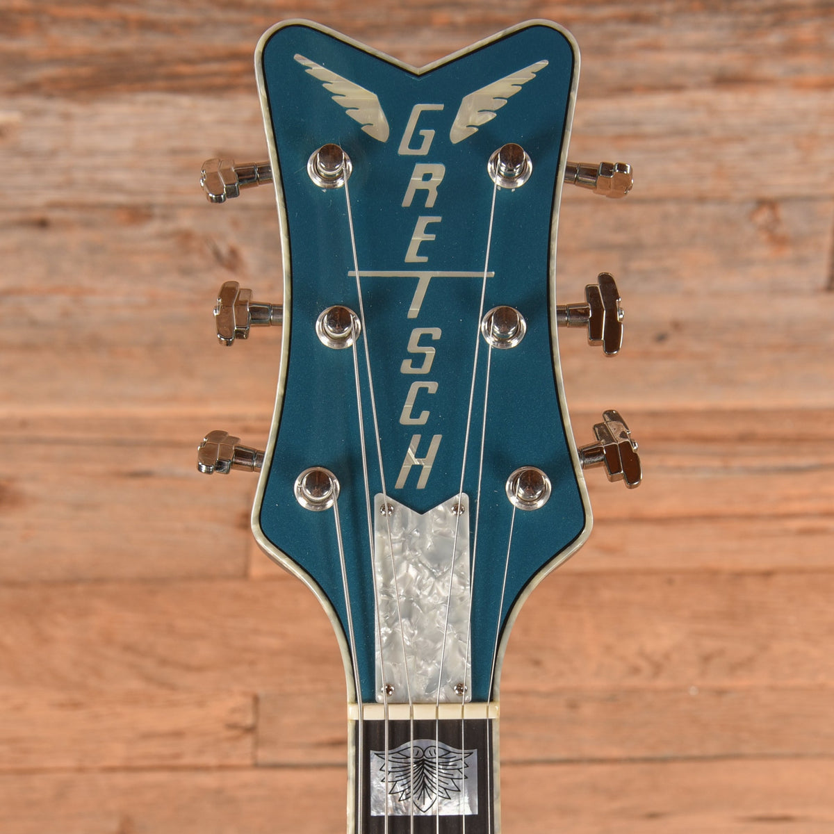 Gretsch Custom Shop Stephen Stern Masterbuilt G6134-CS Blue Sparkle 2019 - Zac Brown - View 6 | MusicMarket