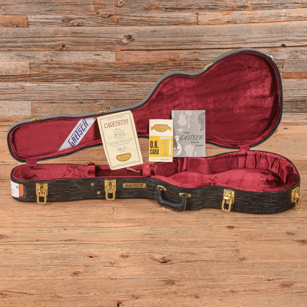 Gretsch Custom Shop Stephen Stern Masterbuilt G6134-CS Penguin Gold Sparkle 2021 - Zac Brown - View 9 | MusicMarket