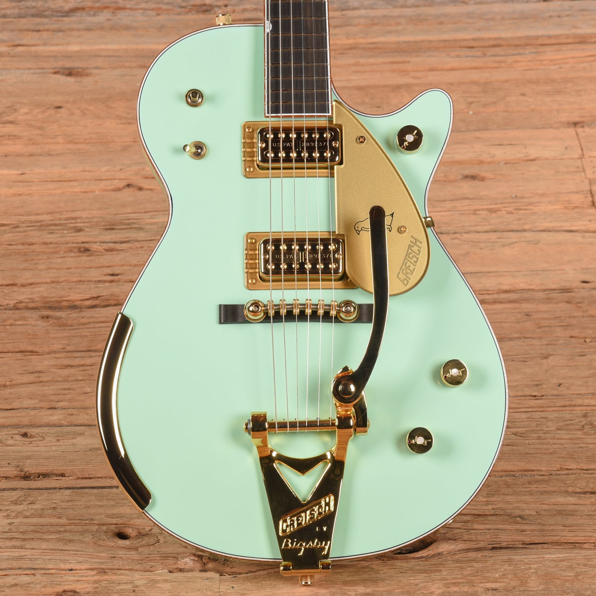 Gretsch Custom Shop Stephen Stern Masterbuilt G6134-CS Penguin Surf Green 2021 - Zac Brown - MusicMarket