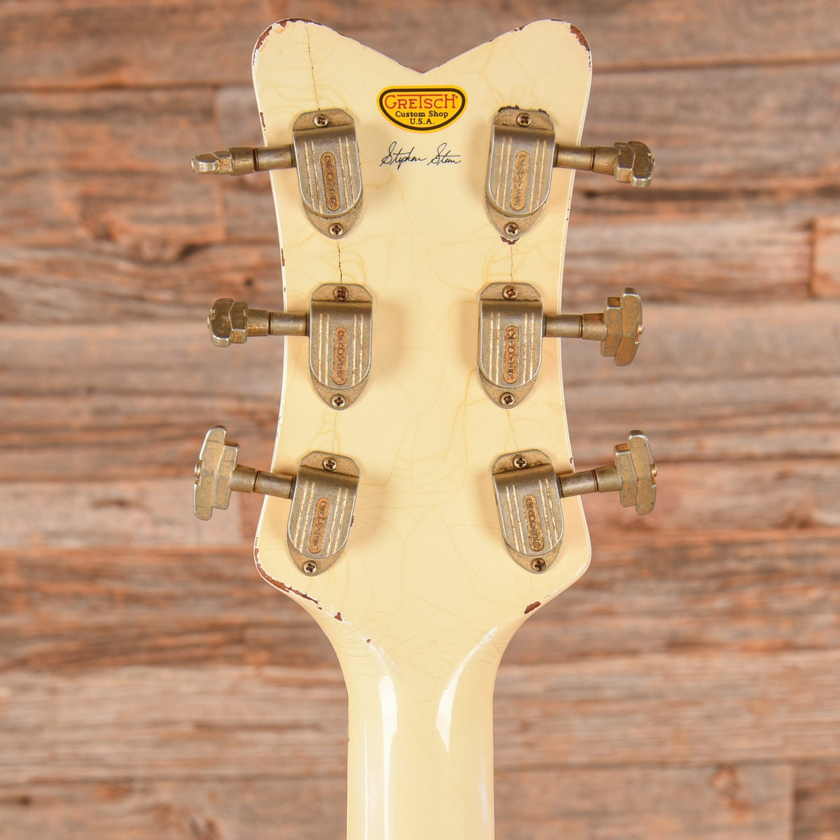 Gretsch Custom Shop Stephen Stern Masterbuilt G6134-CS Penguin White 2011 - Zac Brown - View 7 | MusicMarket